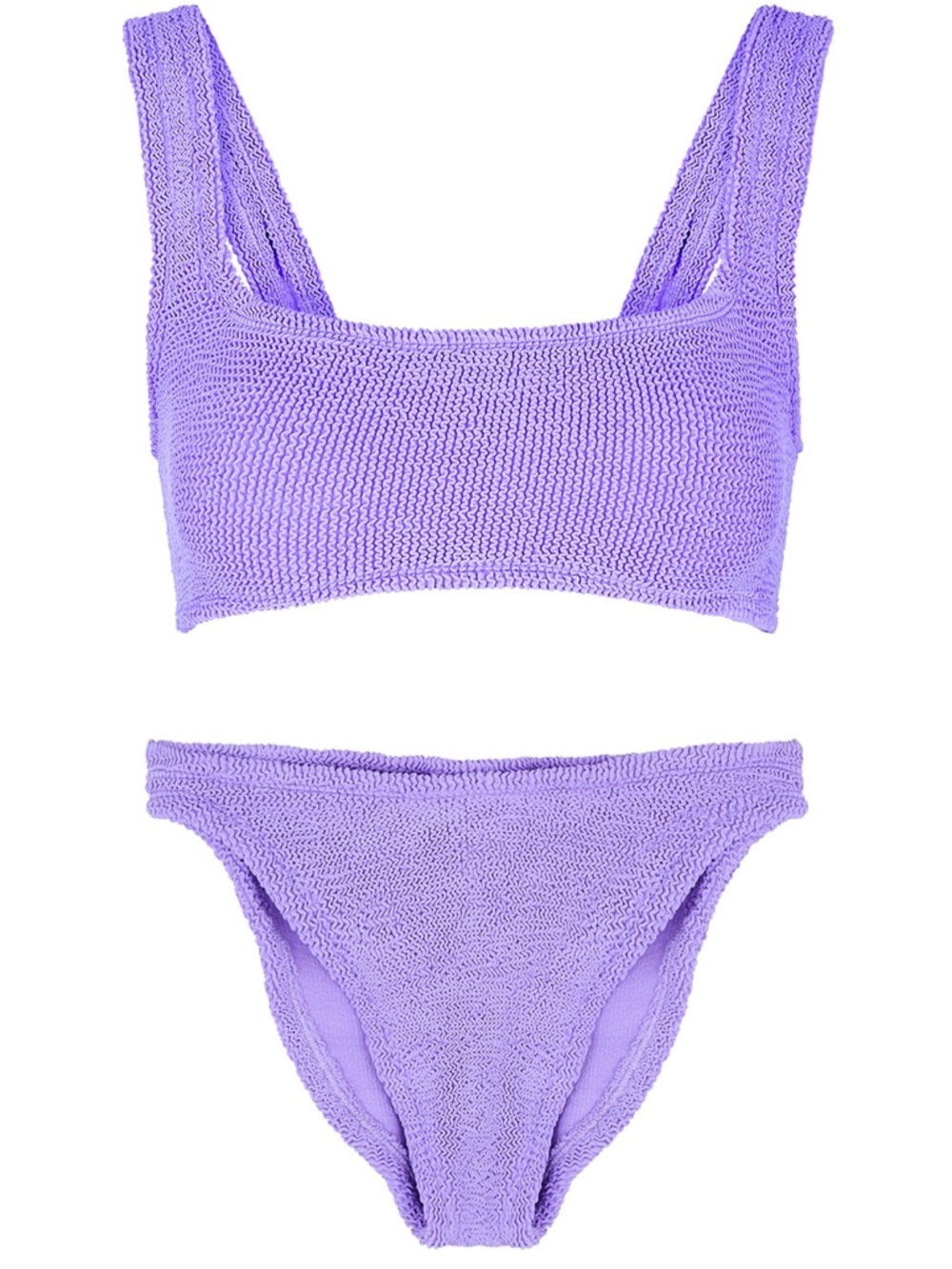 HUNZA G Xandra crinkle bikini